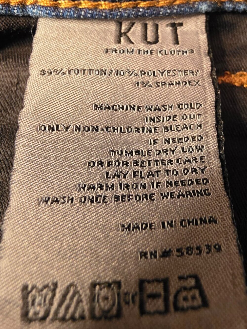 KUT From The Cloth "Kelsey" Women's High-Rise Ankle Flare Jeans, Size 8 - Picture 9 of 10